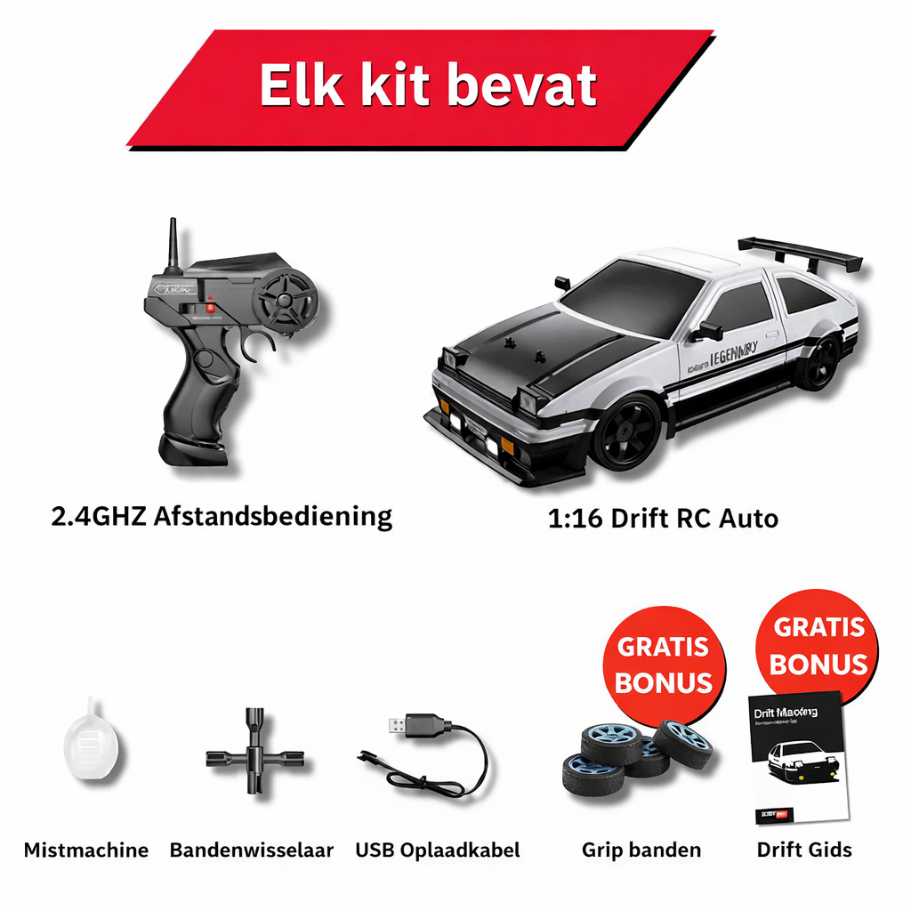 Vapor Slide RC-auto - ProjectorNL