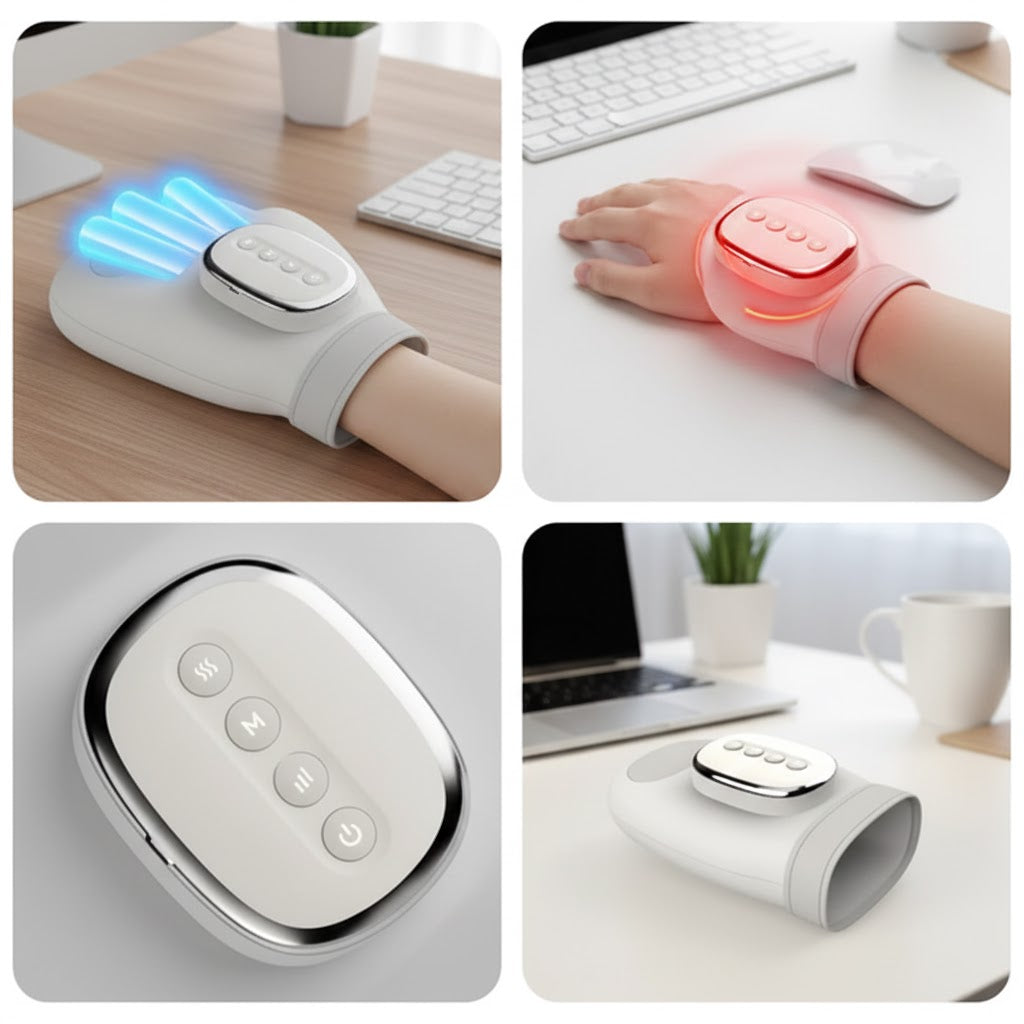 Lumen™ Handmassageapparaat met Warmtetherapie - ProjectorNL