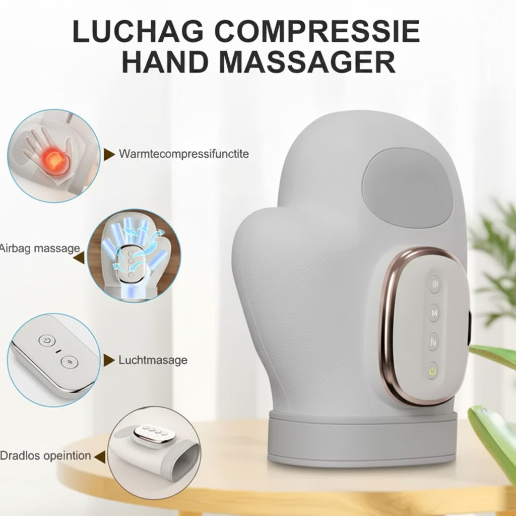 Lumen™ Handmassageapparaat met Warmtetherapie - ProjectorNL