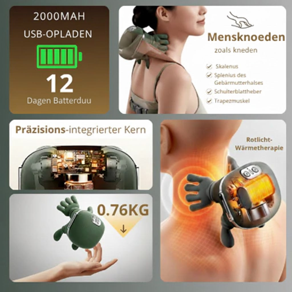 Recovero™ bionisch nekmassageapparaat - ProjectorNL